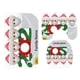 thumbnail image 2 of Fiudx Ofertas relámpago del día Alfombrilla de baño de tres piezas personalizada de la serie navideña Surviving 2020, 2 of 6