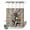 Brown, variant on No Hook Shower Curtain, Funny Farm Animals Shower Curtains for Bathroom with See Through Top Window, Vintage Barn Brown Sunflowers Waterproof & Washable Bath Curtain 60"x72"