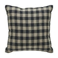 thumbnail image 3 of VHC Brands Black Check Star Pillow 6x6, Cotton Pillow With Polyester Pillow Fill, Decorative Throw Pillow, Black Check Star Collection, Square 6x6, Country Black, 3 of 3
