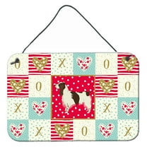 Carolines Treasures CK5927DS812 English Springer Spaniel Love Wall or Door Hanging Prints 8x12 multicolor