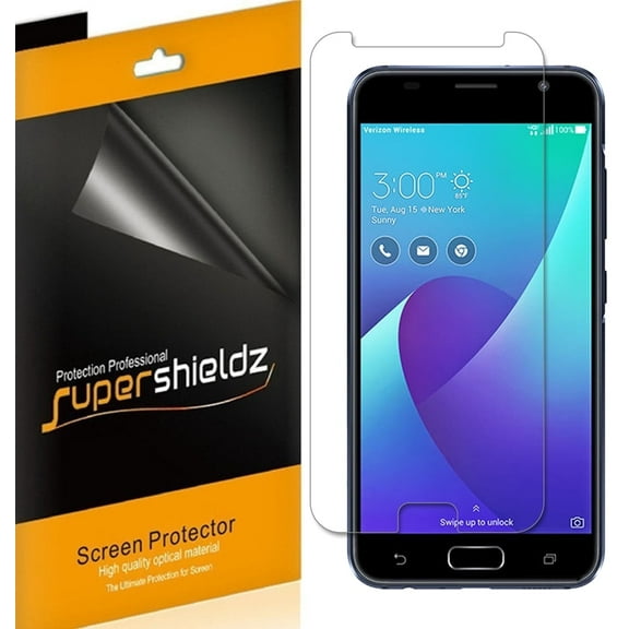 [6-Pack] Supershieldz for Asus ZenFone V (Verizon) Screen Protector, Anti-Bubble High Definition (HD) Clear Shield