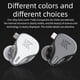 thumbnail image 4 of Auriculares con cable KZ Auriculares con reducción de ruido de 3,5 mm Auriculares de audio de 0,75 mm 2 pines Accesorios para teléfonos inteligentes con manos libres Gris sin micrófono Inevent EL005361-02B, 4 of 7
