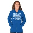 thumbnail image 3 of US Air Force USAF Mother Military Mom Zip Hoodie Sweatshirt Women Brisco Brands S, 3 of 6