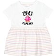 thumbnail image 3 of Inktastic Uncles Little Cupcake Girls Baby Dress, 3 of 5