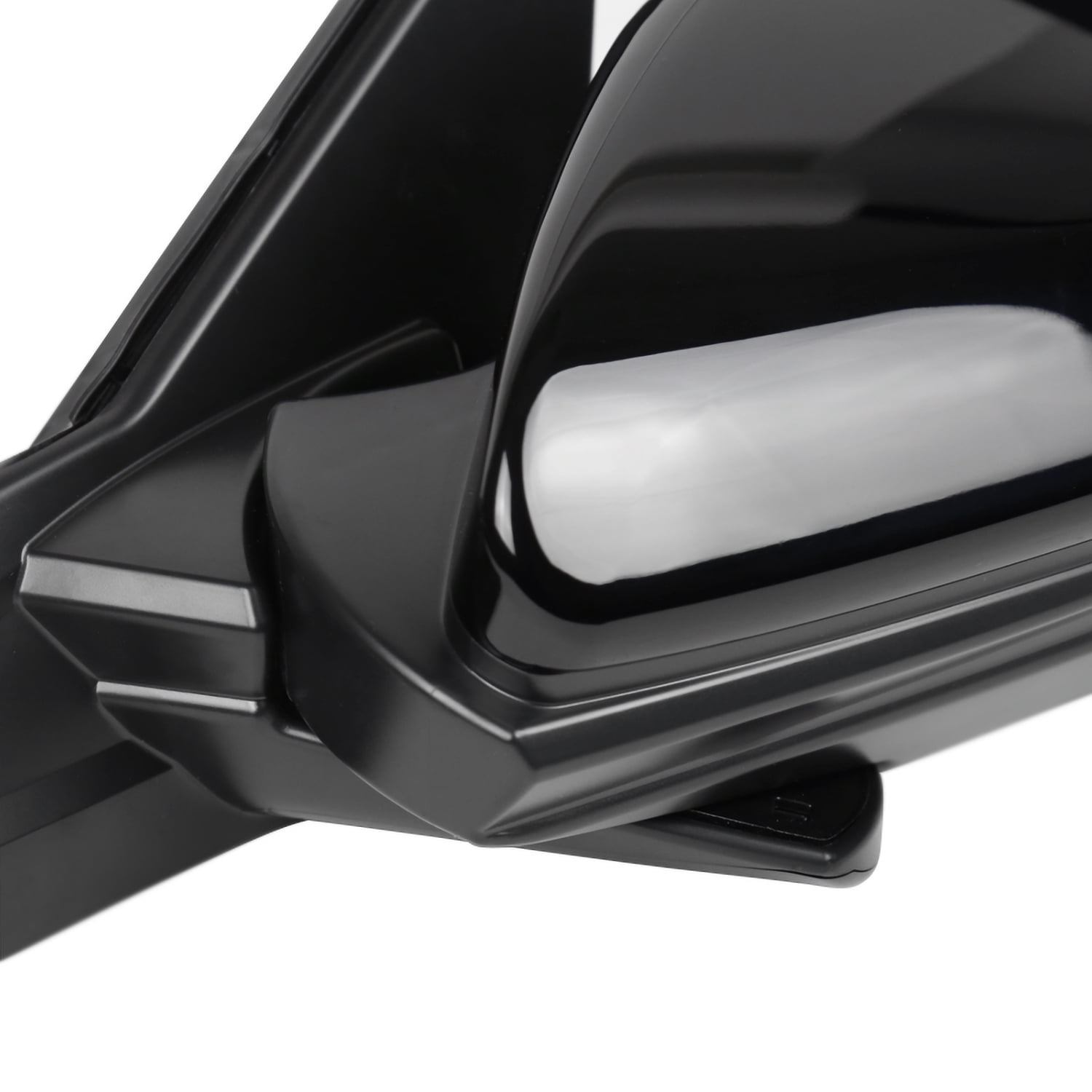 Spec-D Tuning Black 7-Pin Power Heated Fold Right Passenger Side Mirror +LED Signal Compatible with Honda Civic 2016-2018
