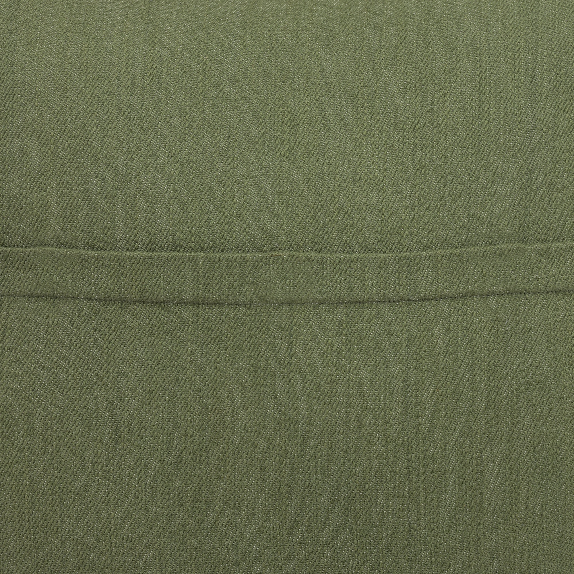 Harlow Hill Theo Forest Green Solid 20" x 20" Cotton Adult Decorative Feather Filled Pillow