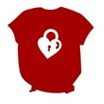 thumbnail image 5 of FASHOFT Valentines Shirts for Women Matching Couples Long Sleeve Shirt Valentines Day Gifts for His and Her Red L, 5 of 5