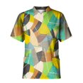 thumbnail image 1 of Plus SizePrinted Scrub Working Uniform Tops For Men's Cross V-Neck Short Sleeve Fun T-Shirts Workwear Tee With Pockets 5XL, 1 of 3