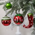 thumbnail image 5 of Valery Madelyn 70ct Elf Christmas Ornaments Set, Red Green White Christmas Tree Ornaments for Xmas Party Decor, 5 of 9