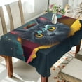 thumbnail image 4 of Ryvnso Cat Through The Wall Rectangle Table Cloth Tablecover Dinning Tablecloth 54"x72", 4 of 8