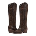 thumbnail image 2 of Botas Cowgirl wetkiss hasta la rodilla para mujer, color marrón oscuro, 2 of 6