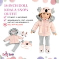 thumbnail image 2 of Emily Rose 18-Inch Doll Clothes Snow Coat "Koala" Winter Outfit Gift Set Accessories, 2 of 8