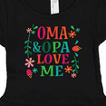 thumbnail image 4 of Inktastic Oma and Opa Love Me Girls Baby Dress, 4 of 5