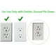 thumbnail image 3 of Sleek Socket Cubierta de salida eléctrica ultradelgada a prueba de niños con regleta de alimentación, 3 of 8