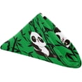 thumbnail image 2 of GZHJMY Sweet Cute Panda Green Floral Bamboo Cloth Napkins, 4 Pack 20 x 20 Inch Soft & Comfortable Polyester Dinner Napkins for Family, Kitchen, Restaurant, Parties,Dinners or Events, 2 of 5