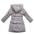 thumbnail image 2 of Richie House Winter Kids Girls Padded Coat Faux Fur Hood Jacket Vest 4-11T RH5870, 2 of 6