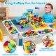 thumbnail image 3 of Mesa de actividades OCATO Kids con silla y 152 piezas Marble Run 2-10Y, 3 of 7