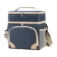 thumbnail image 2 of Portable Lunch Cooler Bag Insulated Lunch Box With Strap Handle Thermal Food Storage Tote Office Travel Picnic Camping Outdoor Carrying Organizer Reusable Meal Carrier, 2 of 7
