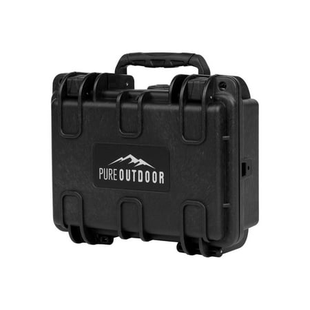 Monoprice Weatherproof Hard Case - 8in x 7in x 4in With Customizable Foam, IP67, Shockproof, Customizable Name Plate