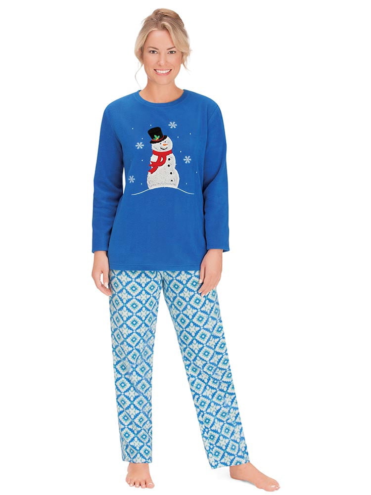 Inspirations Women/'s Candy Warm and Soft Microfleece Pyjamas 10 to 20