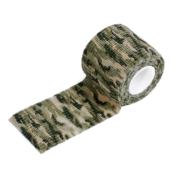 Cinta de camuflaje 1 rollo Mini camuflaje M-ilitary al aire libre H-unting Camping Ciclismo W-rap Ci Abanopi Cinta de camuflaje