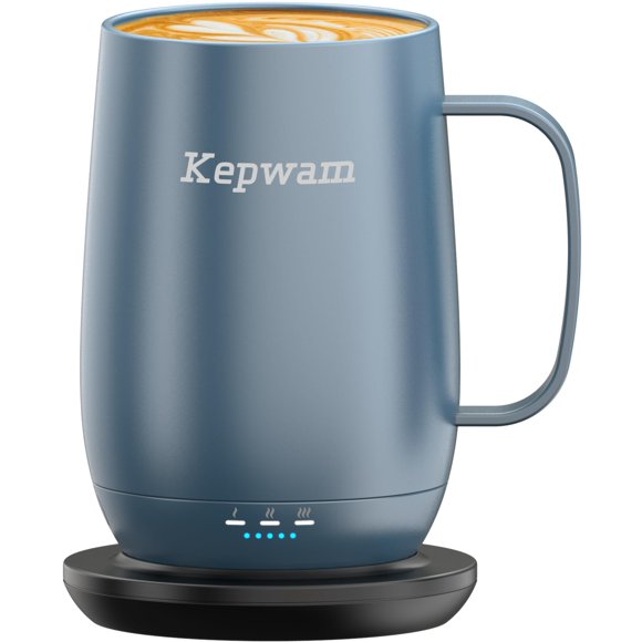 Taza de café térmica Kepwam T2-Plus 590 ml batería de 8 h