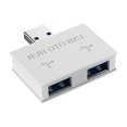 thumbnail image 4 of Adaptador convertidor de concentrador USB macho a cargador doble de 2 puertos para PC, accesorios de computadora, puertos divisores 2.0, B, 4 of 4