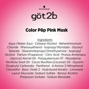 Got2b Color Pop Semi-Permanent Hair Color Mask, Pink, 5.1 oz