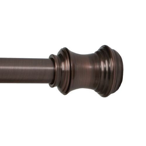 Mainstays Easy Up Adjustable Decorative Tension Shower Curtain Rod
