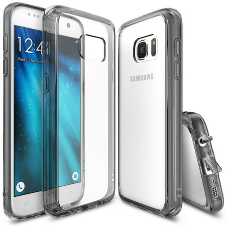 Galaxy S7 Case, Ringke [FUSION] Tough PC Back TPU Bumper [Drop Protection/Shock Absorption Technology] Raised Bezels Protective Cover For Samsung Galaxy S7