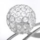 thumbnail image 3 of Candelabro de cristal, candelabro, 3 brazos, arco clásico europeo, bola de cristal de hierro, candelabro romántico para cena con velas, 3 of 8