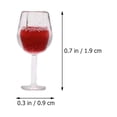 thumbnail image 5 of 10 piezas de copas de vinos en miniatura de micro paisaje, 5 of 5