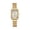 CC04_Gold with White Face, variant on Vintage Rectangle Wristwatch for Women Classic Quartz Watch Ultra-Thin Ladies Bracelet Watch Business Dress Watches Silver with White Face