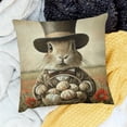 thumbnail image 2 of BCIIG Rabbit Top Hat Basket for Home Furnishing Easter Decor 12x12in, 2 of 5