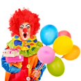 thumbnail image 4 of Disfraz de Payaso Peluca de Payaso Accesorios para Nariz de Payaso Guantes Blancos con Pajarita para Mujeres Hombres Adultos Fiesta de Carnaval, 4 of 5