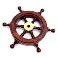 thumbnail image 1 of INDIA OVERSEAS TRADING CORP SH 8759 Mini Roue de Bateau en Bois 9", 1 of 2