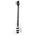 thumbnail image 2 of Zimtown 4 String Burning Fire Electric Bass Guitar for Beginner with 20W Amplifier White, 2 of 9