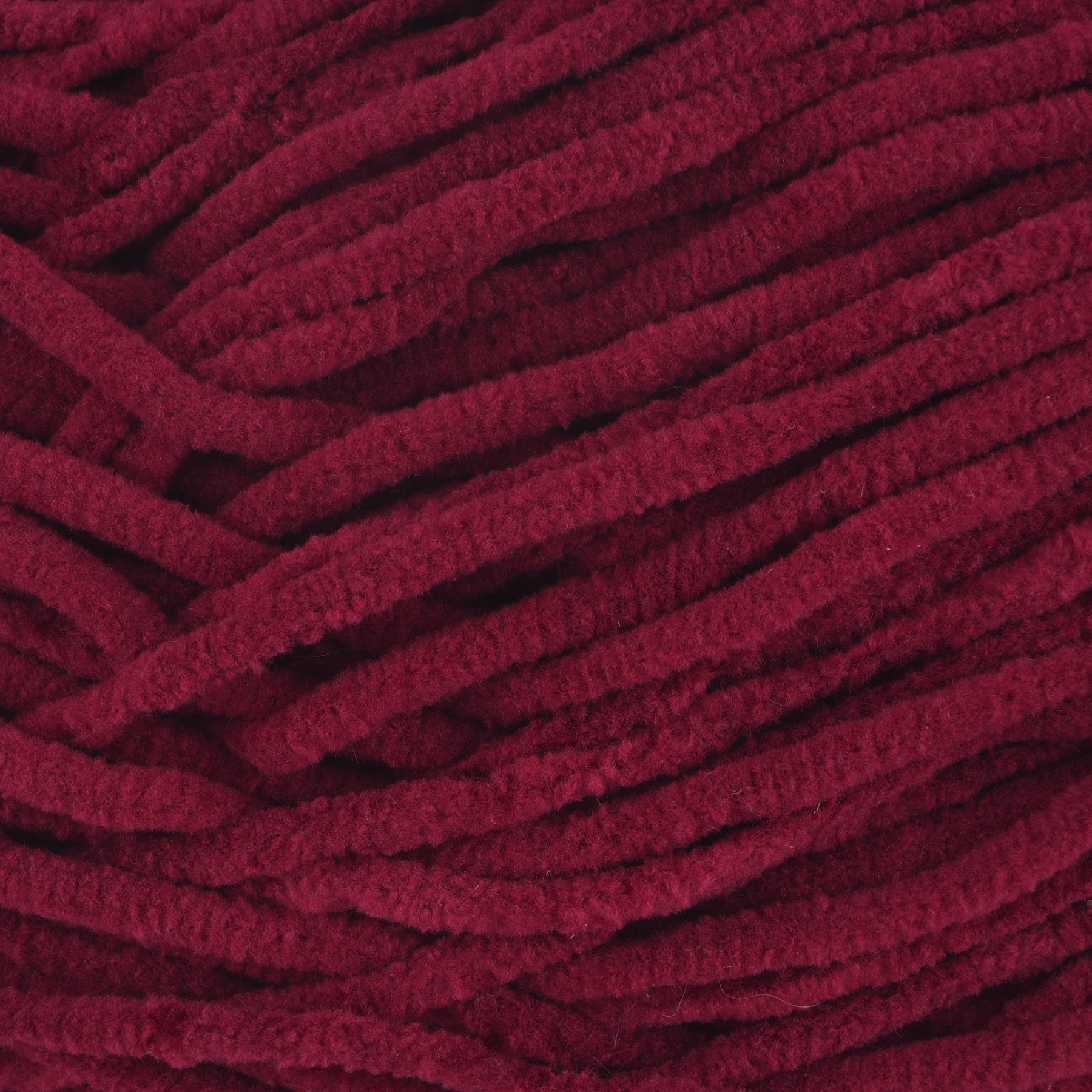 (3 pack) Petite Purl Yarn by Loops & Threads - Yarn for Knitting - Crochet - Weaving - and Arts & Crafts - Red - Polyester - 8.75 oz