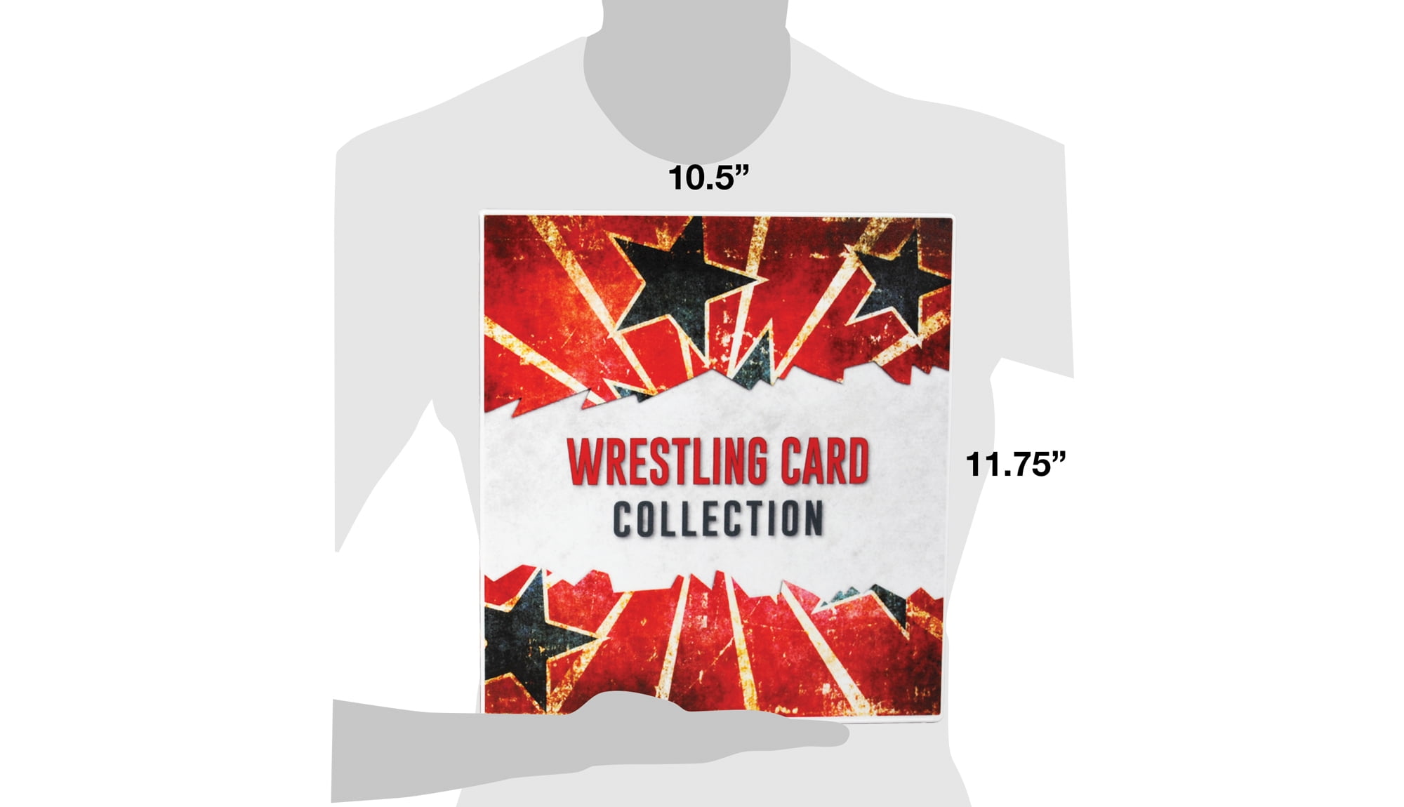 UniKeep WWE WrestleMania Themed Collectable Card Storage Binder, 450 Card Capacity