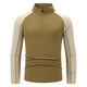 thumbnail image 2 of pstuiky Camisas casuales de manga larga para hombre, Blusa informal y moderna de manga larga con cremallera para hombre Tops de hombre xl, 2 of 9