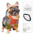 thumbnail image 3 of Fotbe Hello Fall Gnomes Sudadera con Estampado para Perros Pequeños – Suéter con Capucha para Mascotas, Tela Suave de Forro Polar con Bolsillo-X-Large, 3 of 7