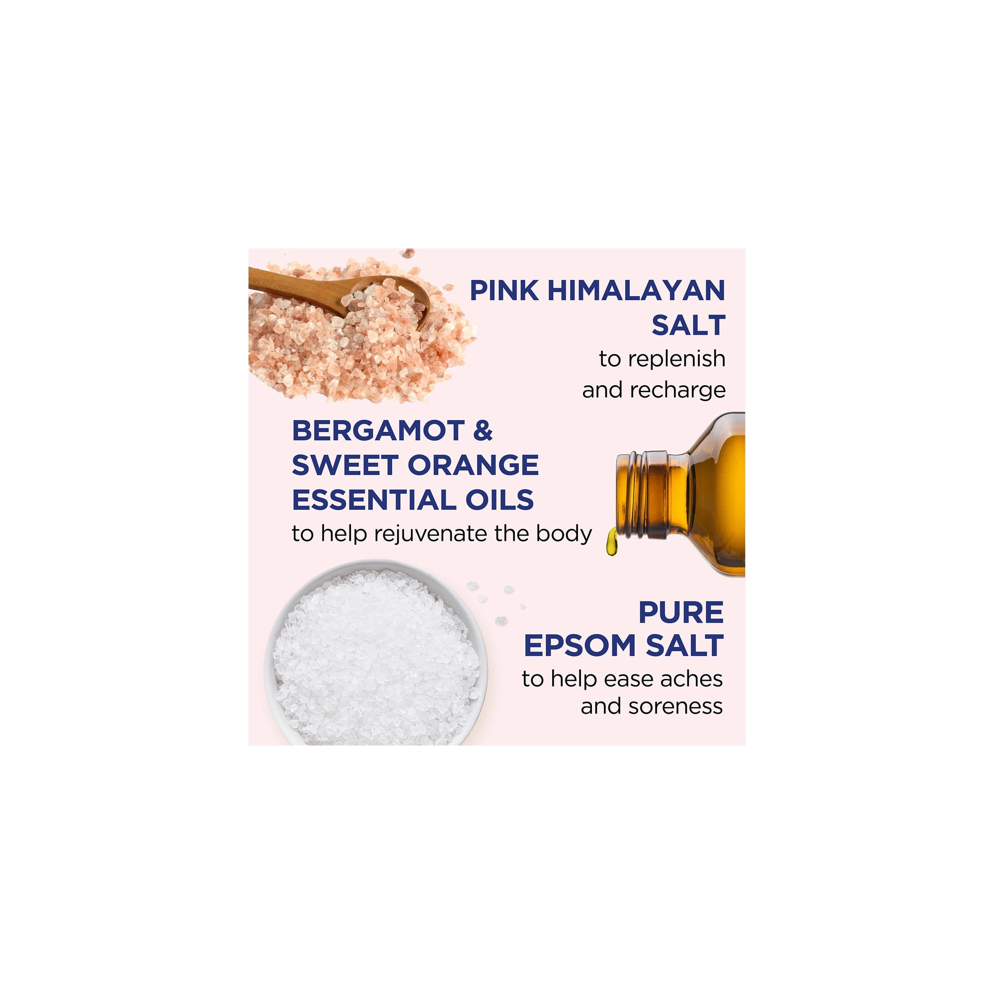 Dr Teal's Restore & Replenish Pink Himalayan Mineral Soak 3 lbs (Pack of 5)