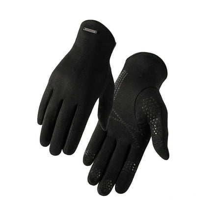 

Leather Velvet Warm Gloves Men And Women Plus Velvet Winter Outdoor Cycling Touchs Screens Non Slip Flip Double Sided Velvet Gloves Disposable Work Gloves for Mechanic Gloves for Sensitive Hands