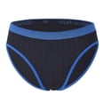thumbnail image 5 of AWZXDE Seamless Panties Low Rise Bikini Underwear Comfort Stretch For Everyday With Lace Trim Blue, 5 of 5