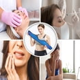 thumbnail image 4 of Paquete de hielo facial para mandíbula, cabeza y barbilla, envoltura ajustable en frío y calor para muelas del juicio y alivio del dolor, nailon, azul, 4 of 4
