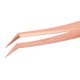 thumbnail image 3 of Pinzas para pestañas Ficarrico, ergonómicas, de acero inoxidable, de oro rosa, para extensión de pestañas postizas, 3 of 8