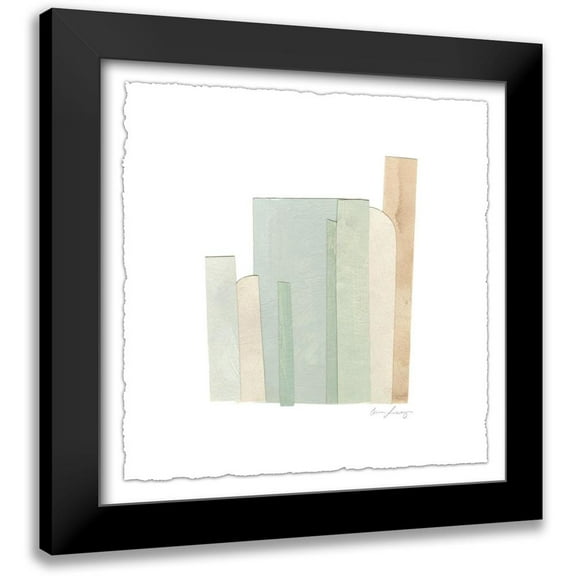 Scarvey, Emma 12x12 Black Modern Framed Museum Art Print Titled - Flourescel IV