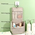 thumbnail image 3 of Bolsa de cosméticos con cremallera Bolsa de maquillaje resistente al agua Cosméticos de viaje, 3 of 5