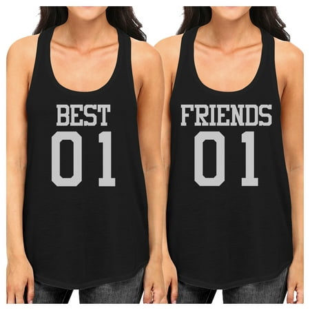 Best01 Friends01 Best Friend Gift Shirts Womens Best01 (Best Tops To Wear With Skirts)