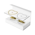 thumbnail image 1 of Kit de pulsera permanente con hebillas bloqueadas, manualidades únicas para parejas, cadena de muñeca para bodas, mujeres, hombres, fiestas familiares plata y oro, 1 of 8